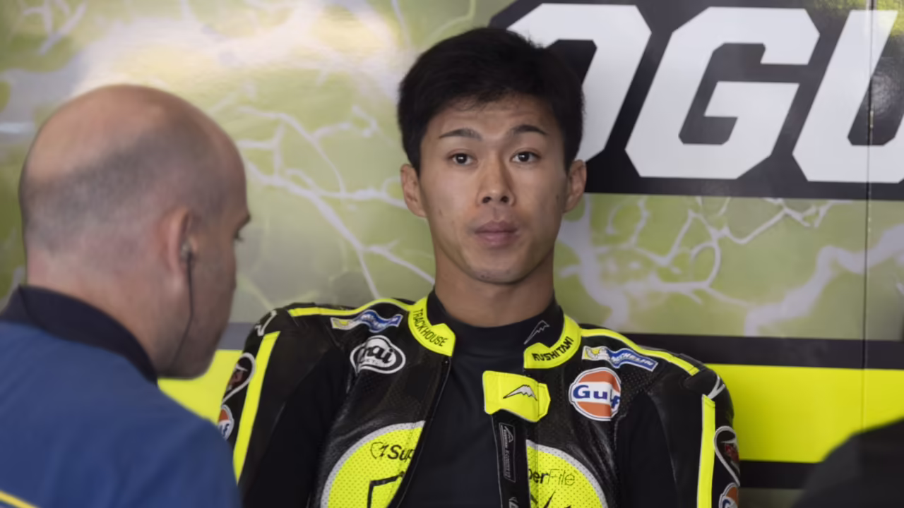 Ай Огура в боксах команды Trackhouse MotoGP