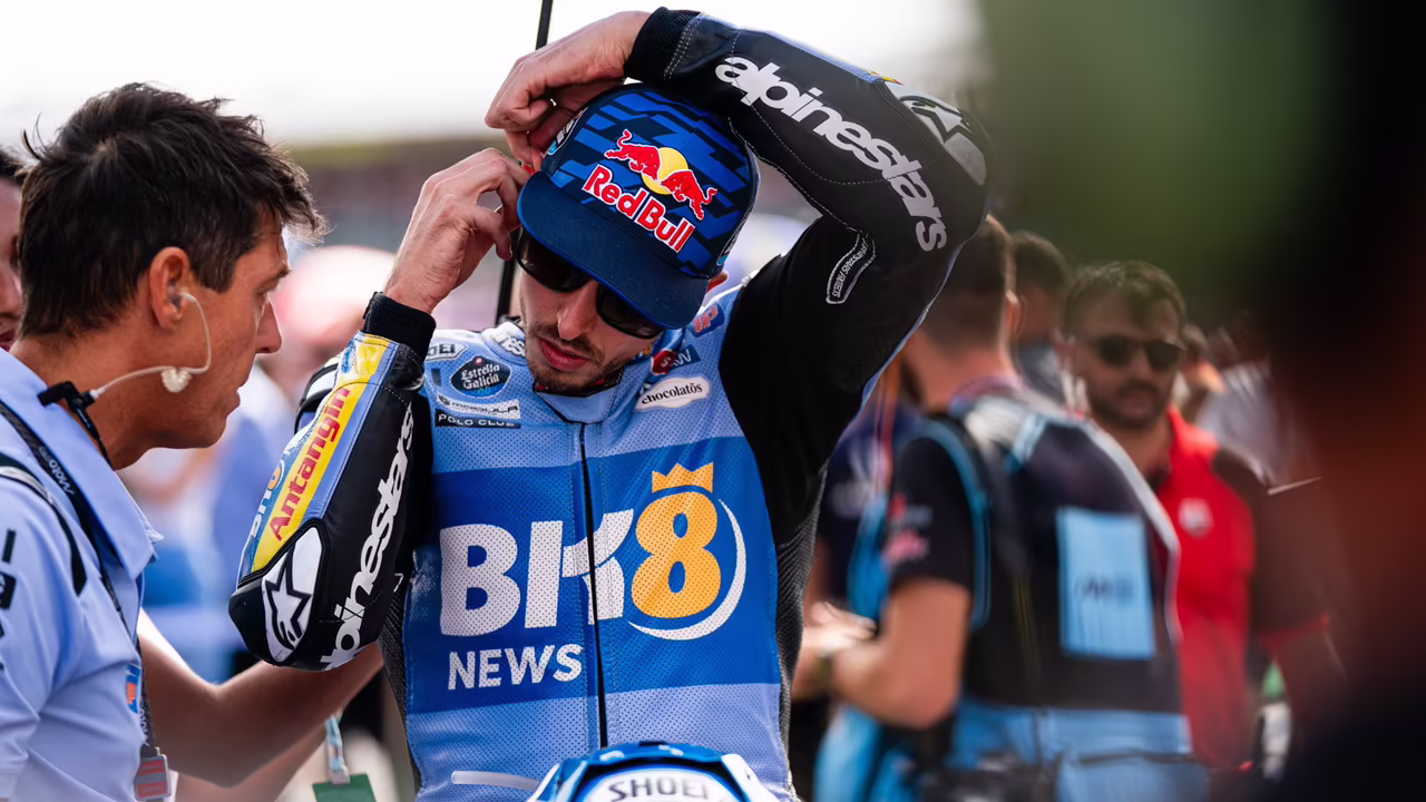 Алекс Маркес за рулём Ducati в спринте MotoGP в Сильверстоуне