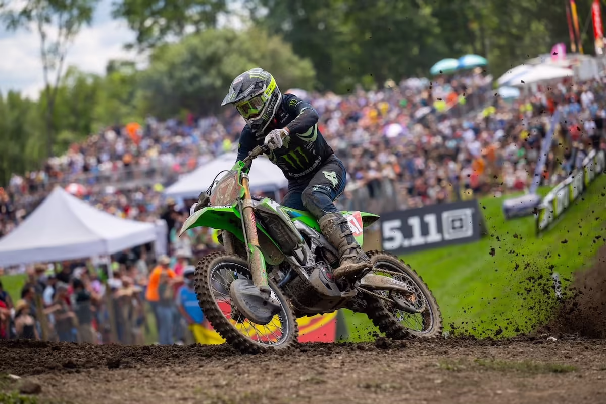 Kitchen has been in the thick of the title fight all summer in Pro Motocross and will represent the U.S. Motocross Team for the first time. Photo courtesy MX Sports Pro Racing, Inc.