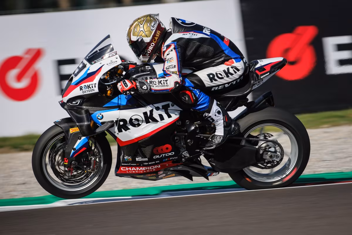 Новый маятник на супербайке BMW M 1000 RR Данило Петруччи в Кремоне