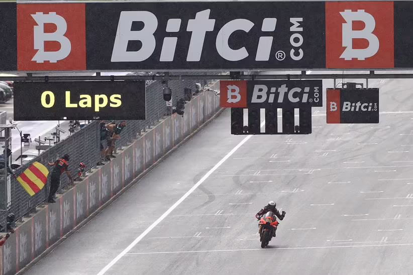 Brad Binder wins in the rain at the Red Bull Ring in 2021