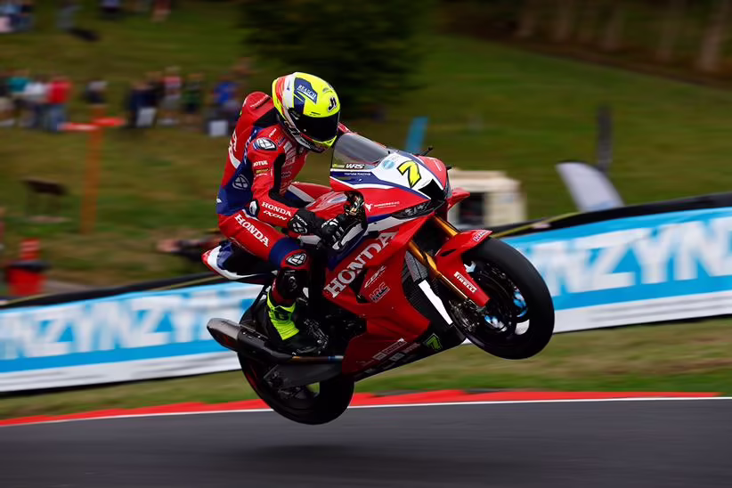 Ryan Vickers gets some airtime at the Mountain