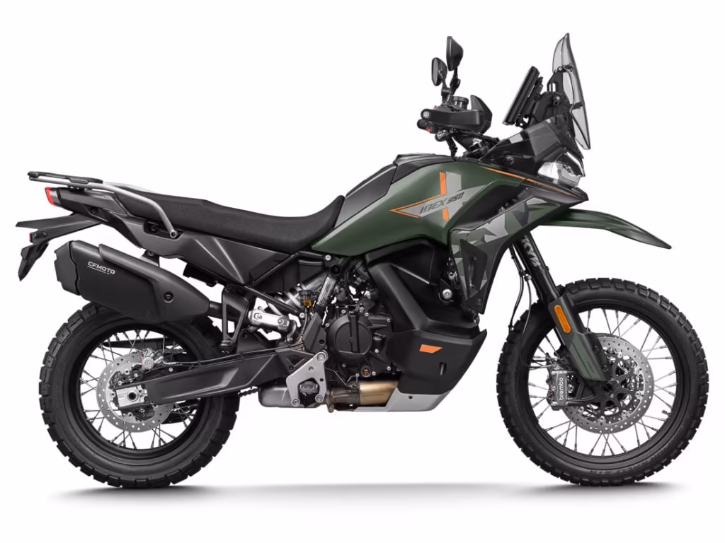 CFMoto Ibex 950 - турэндуро с 950-кубовым двигателем, идущее на рынок США в 2027 модельном году