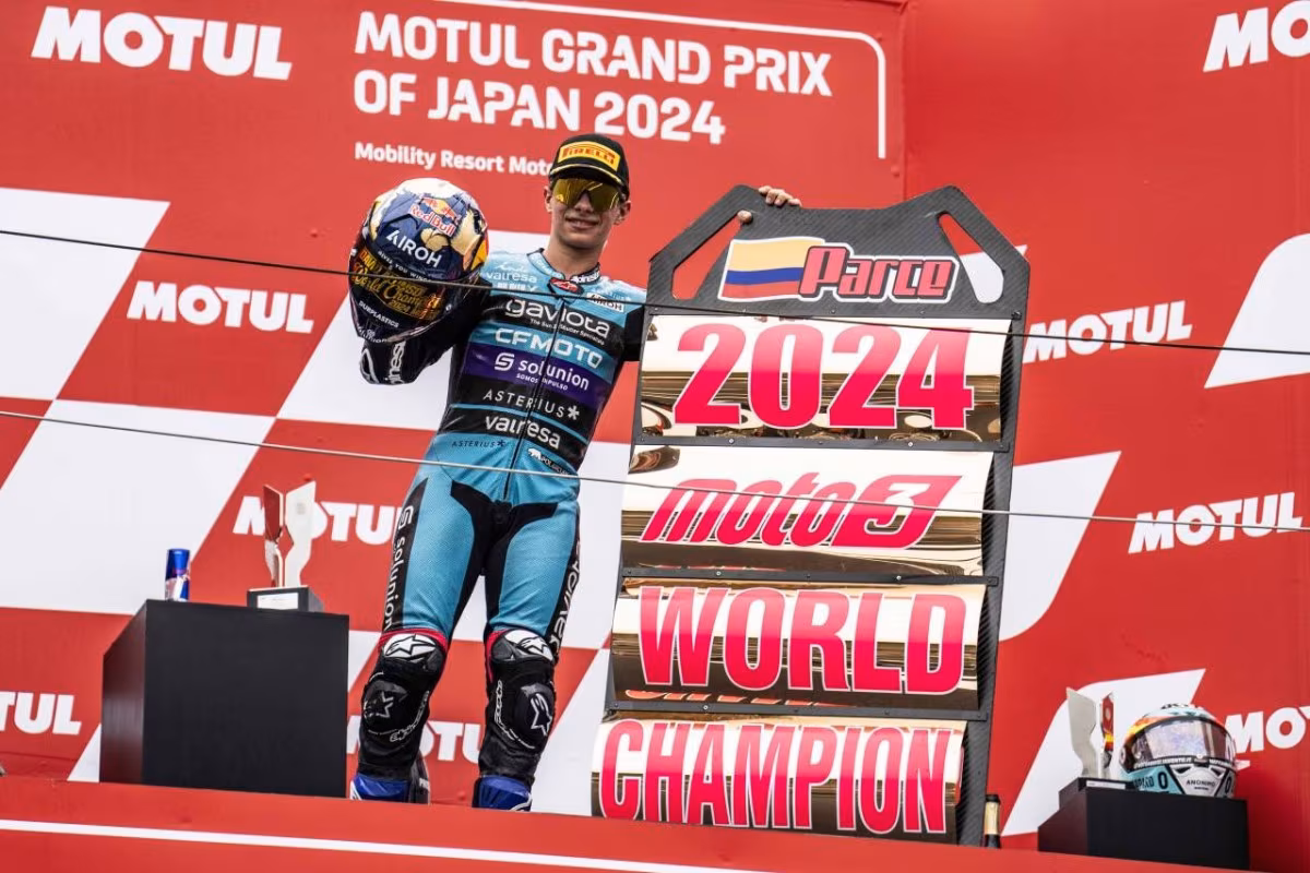 Давид Алонсо стал чемпионом Moto3 именно на Гран-При Японии в 2024 году