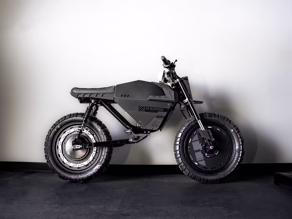 Droog Moto - ONYX collab - THE PACK - Electric Motorcycle News