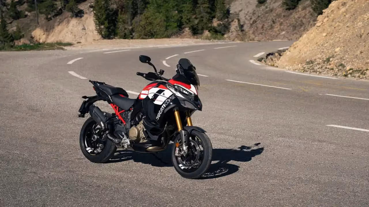 Ducati Multistrada V4 Pikes Peak 2027 с новой гоночной раскраской