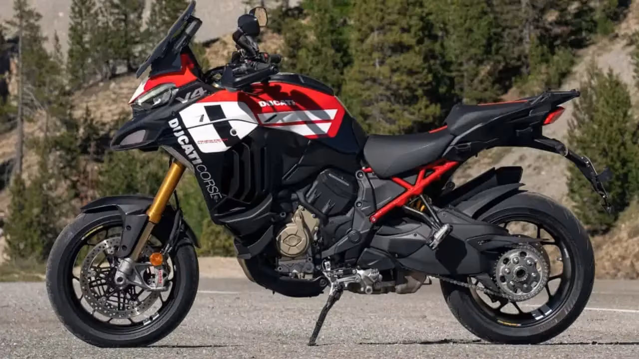 Ducati Multistrada V4 Pikes Peak 2027 с новой гоночной раскраской