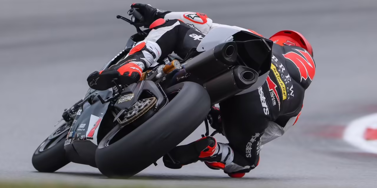 Джош Херрин на тренировке Supersport MotoAmerica в VIR