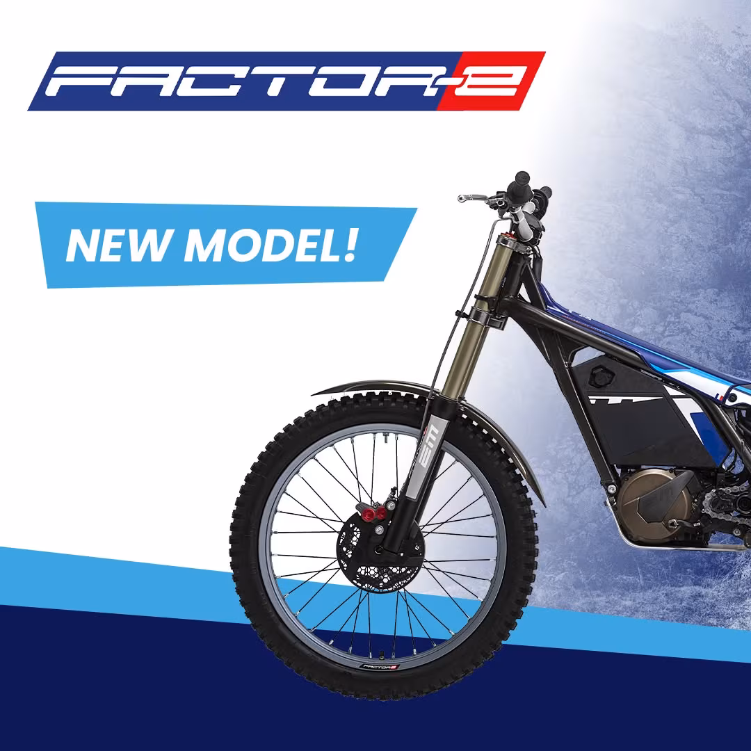 Электрический триальный мотоцикл Electric Motion Epure Factor-e 2027 на трассе