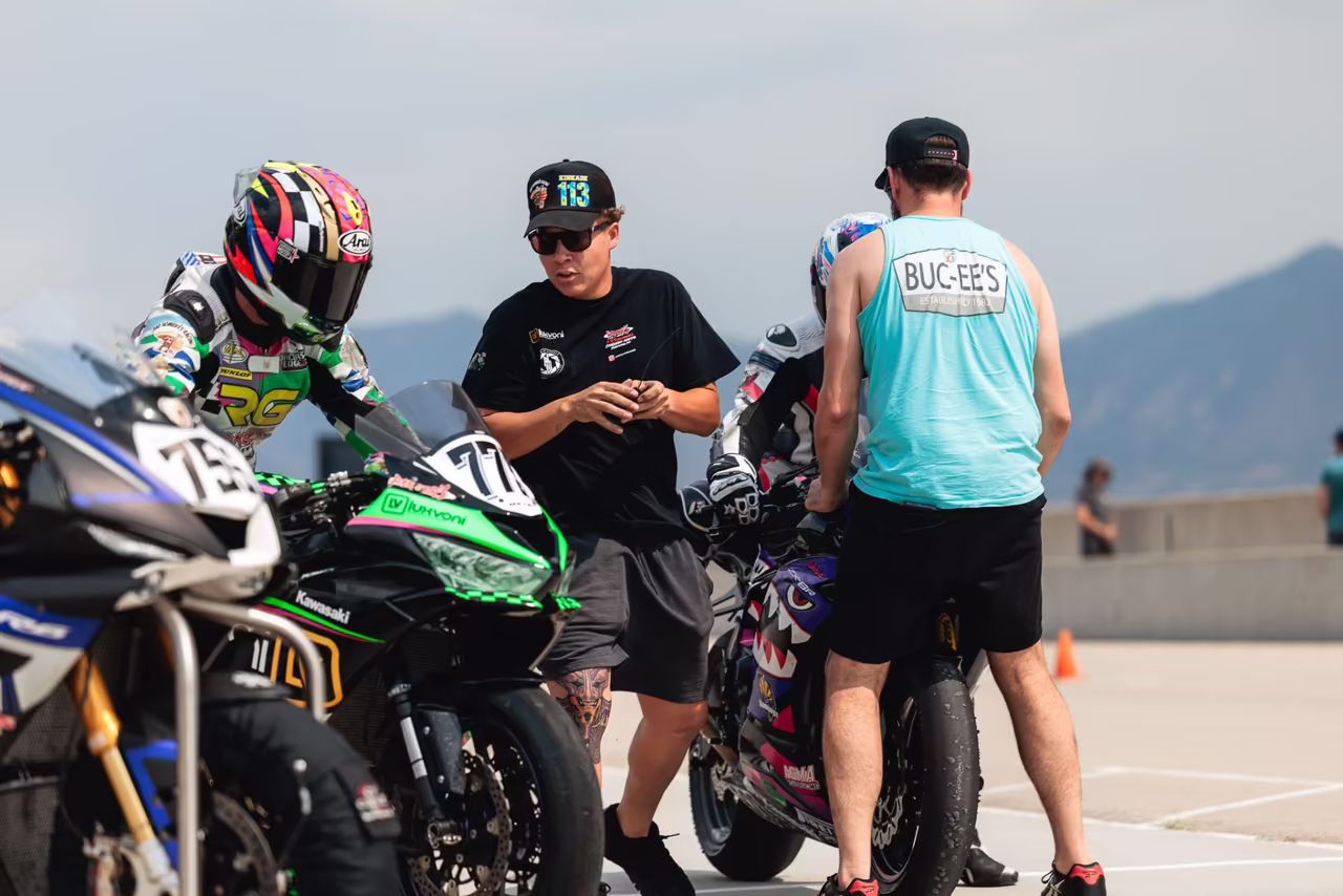 Crew swap transponder for Endurance Relay Racers Parker Mayer (775) and Josh Fisher (928). Photo by Rich Jellerson.