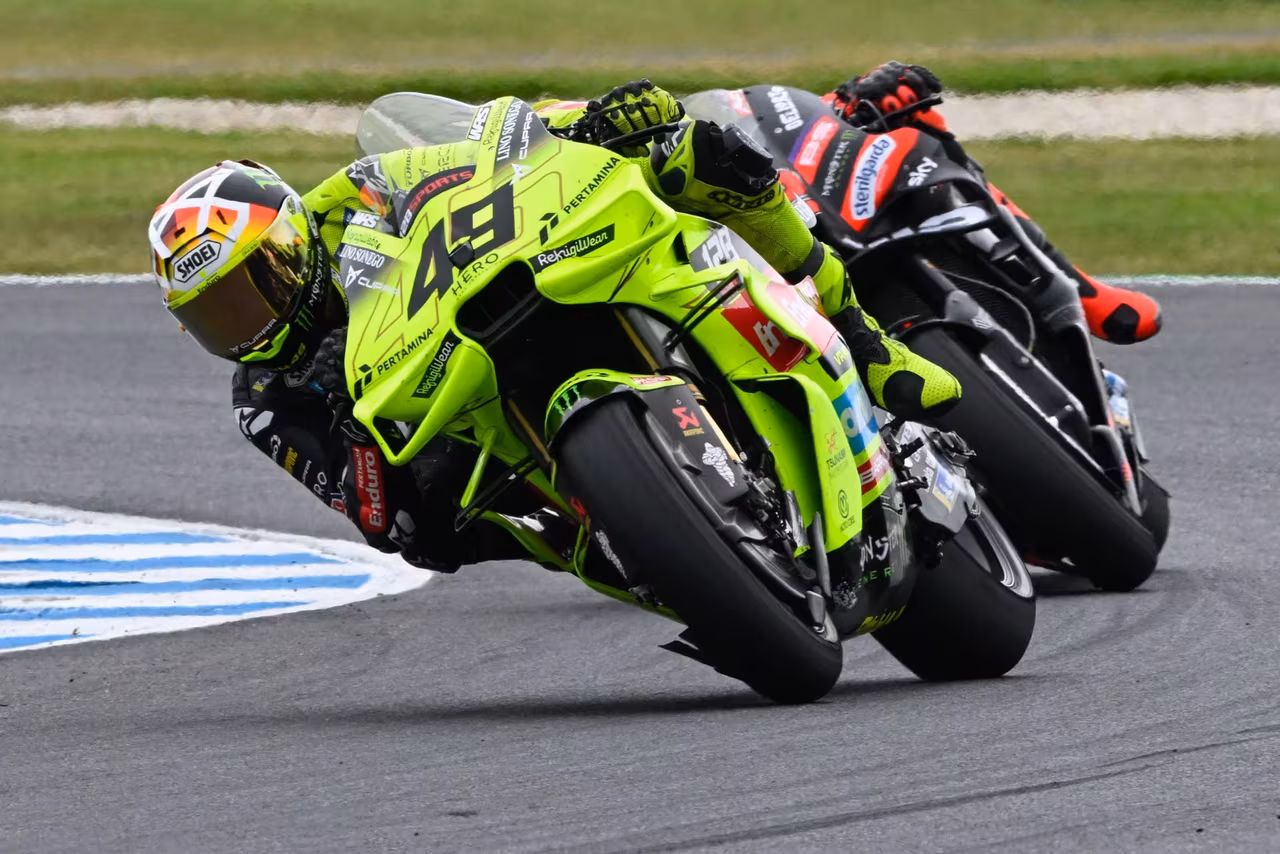 Фабио Ди Джанантонио на Ducati команды VR46 на Гран-при Австралии 2026 года