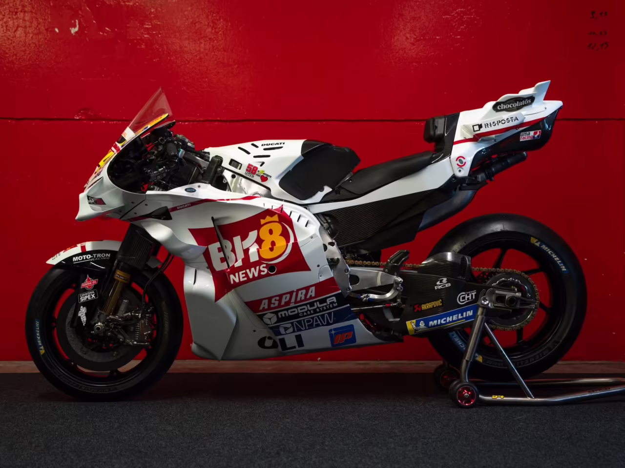 Gresini's Misano tribute livery © MotoGP