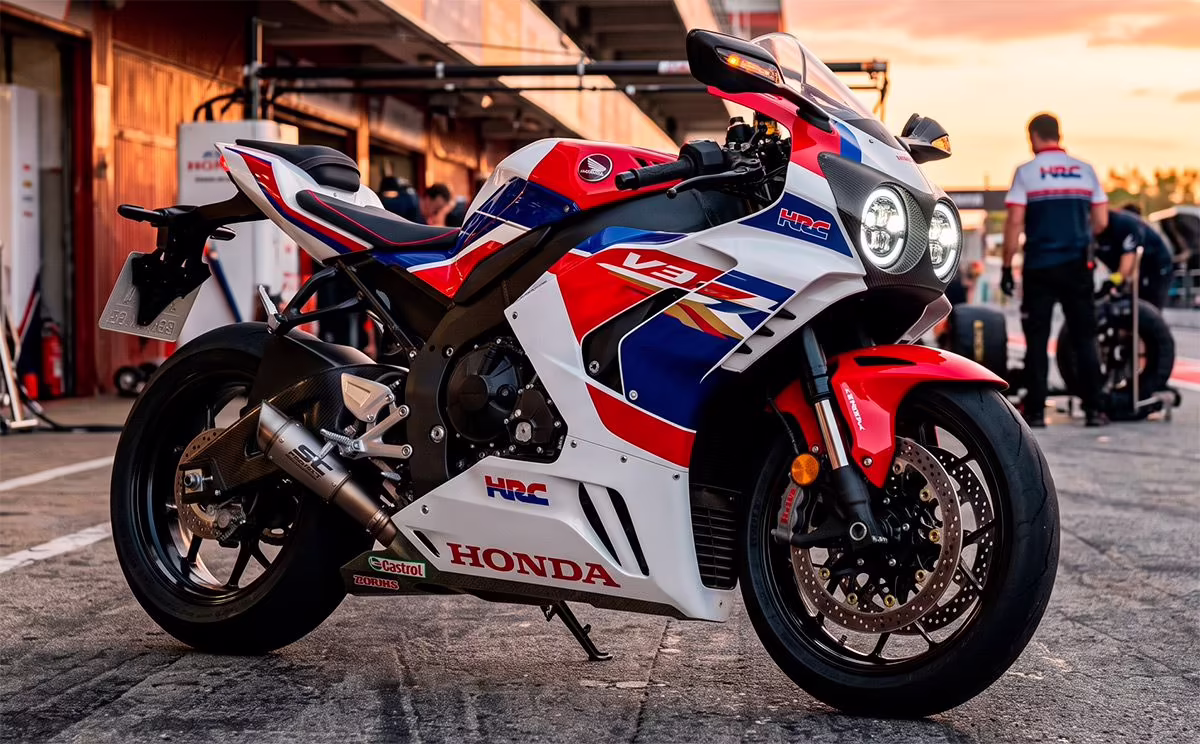 Прототип Honda V3R 900 E-Compressor с двигателем V3 и электронным компрессором