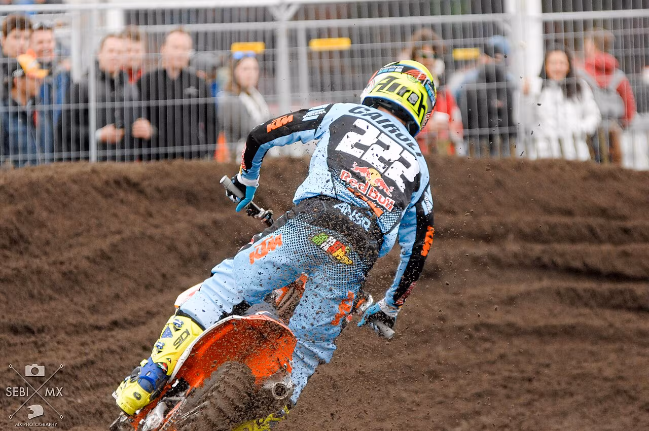 Антонио Кайроли на этапе MXGP в Валькенсварде в 2017 году