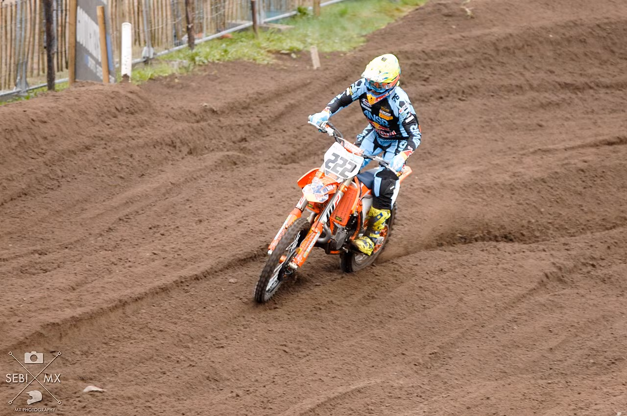 Антонио Кайроли на этапе MXGP в Валькенсварде в 2017 году
