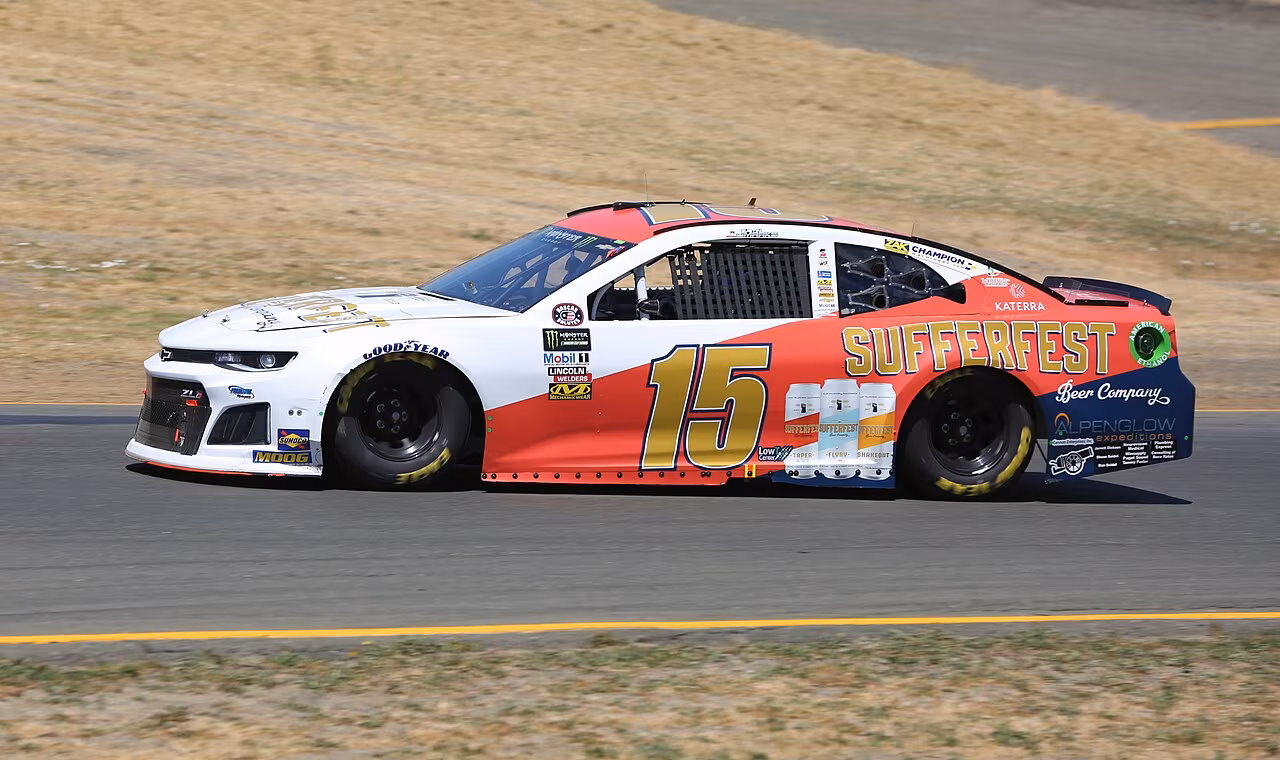 Chevrolet Джастина Маркса №15 на Sonoma Raceway в 2018 году