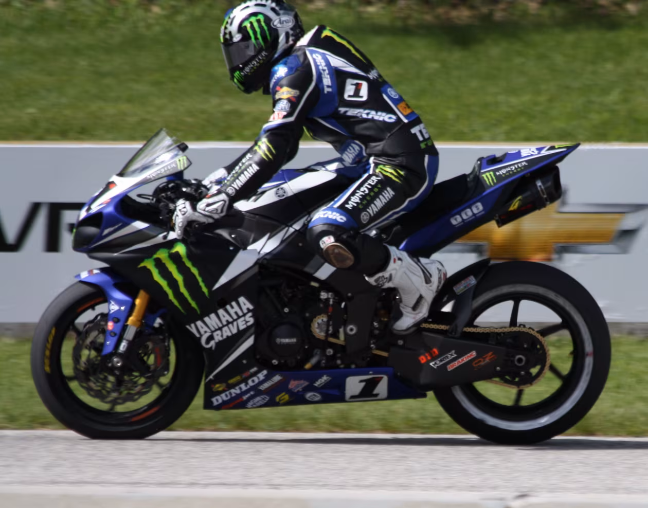 Джош Хейс на Superbike #1 на Road America в 2013 году.