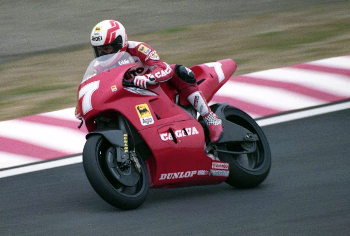 Эдди Лоусон на Cagiva C592 на Гран-при Японии 1992 года