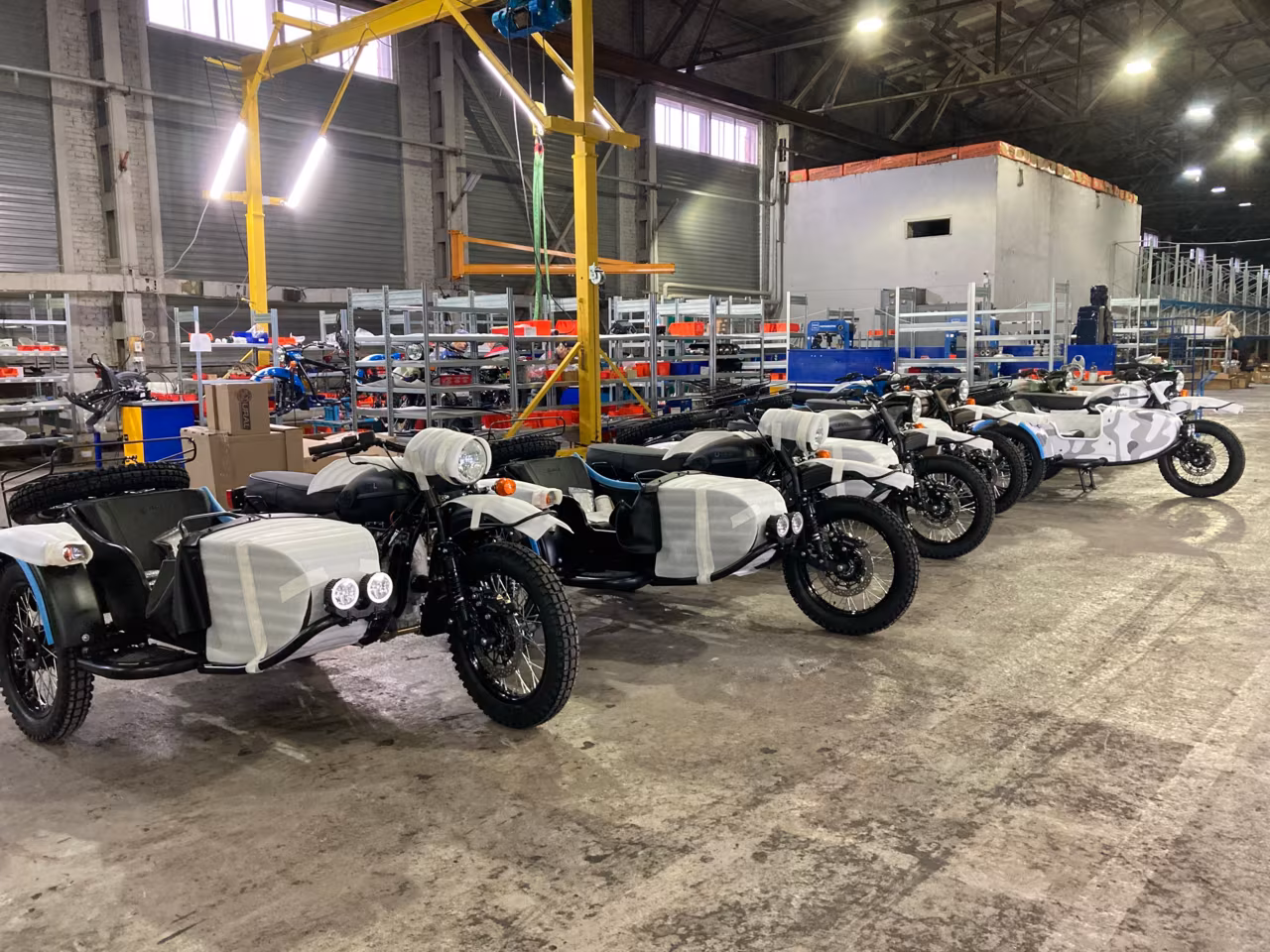 Новые Gear Up на сборочной площадке IMZ-Kazakhstan