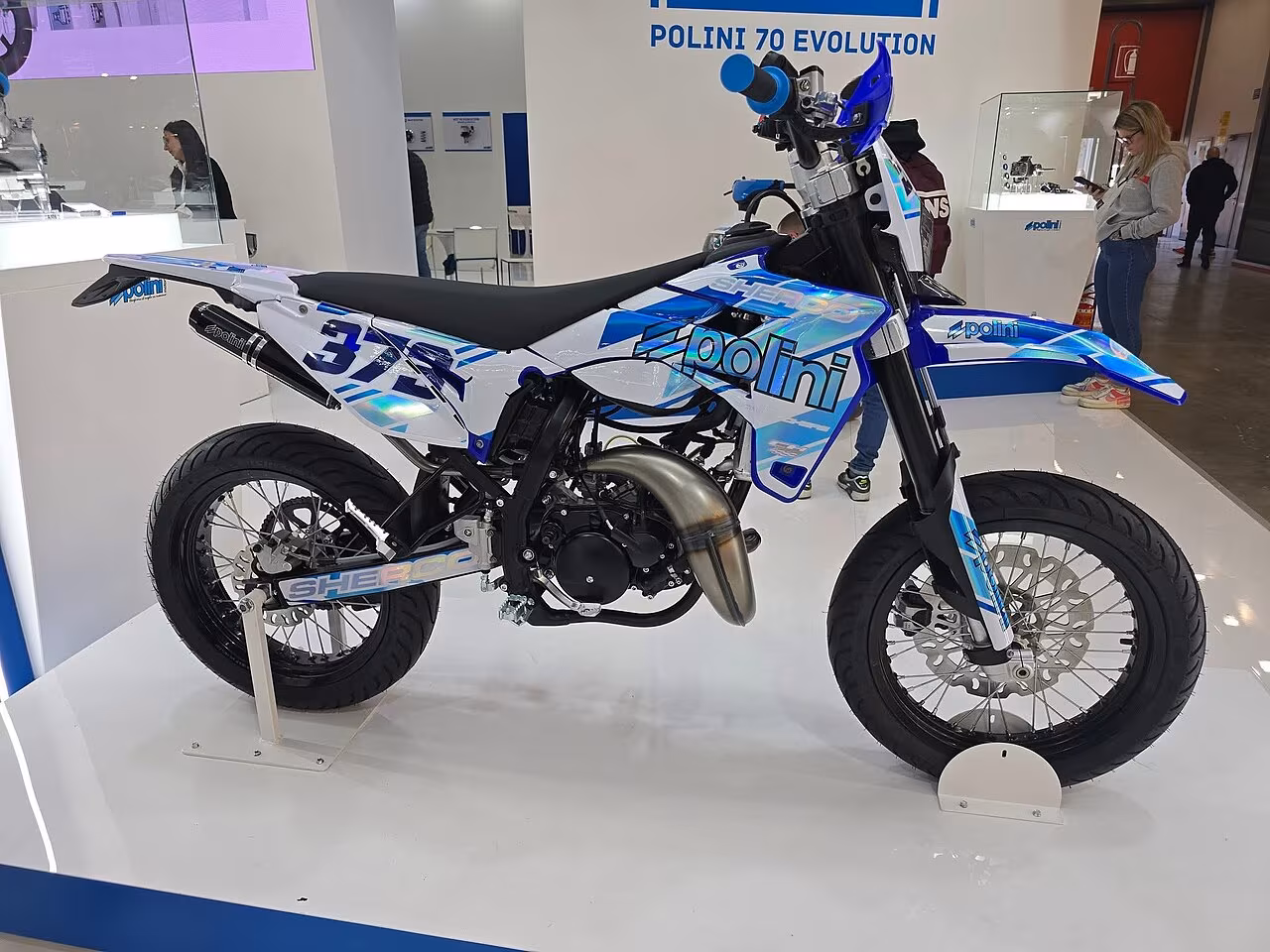 Мотоцикл Sherco, доработанный Polini, на EICMA 2025