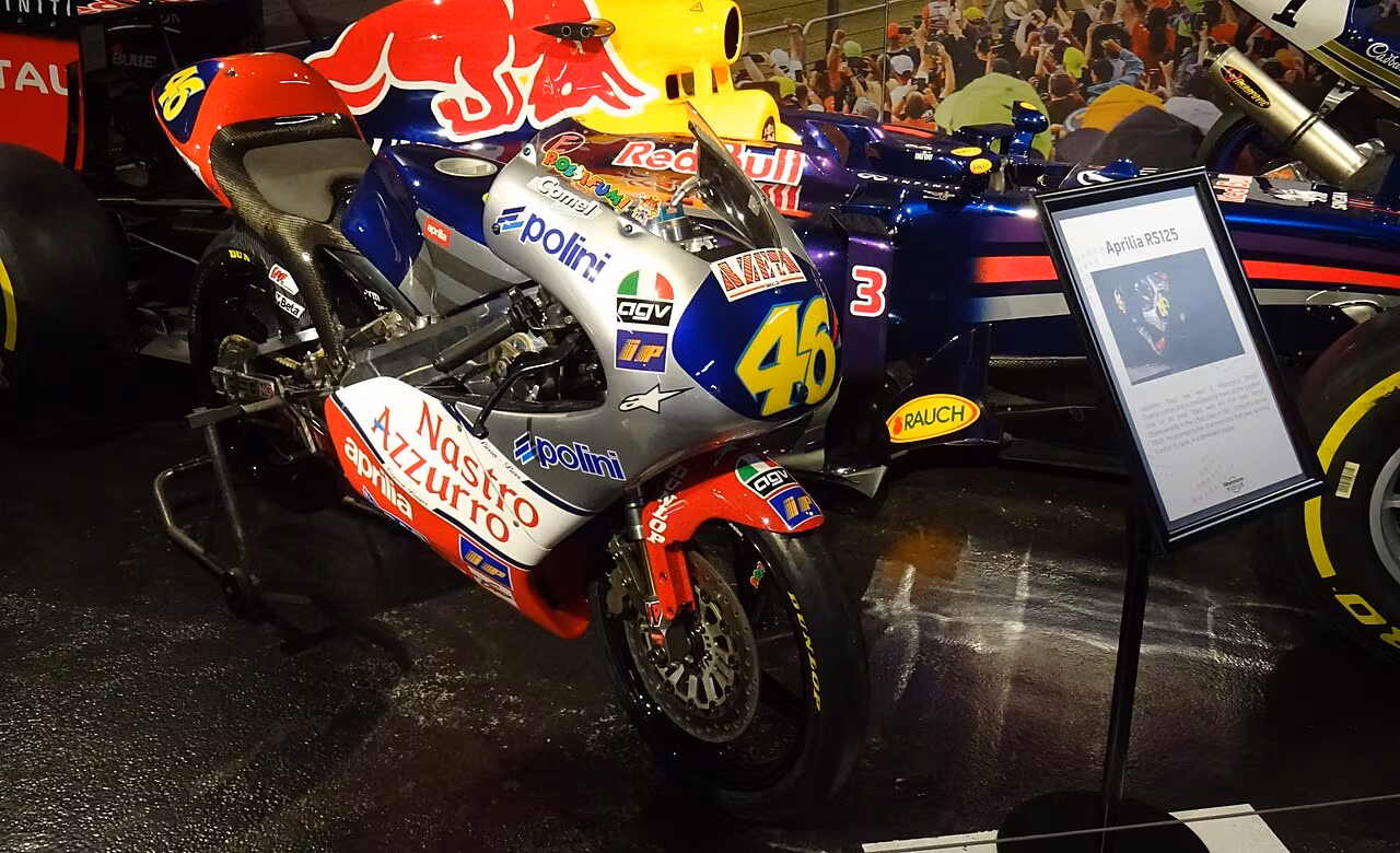 Aprilia RS125, на которой Валентино Росси выиграл чемпионат мира 125cc в 1997 году
