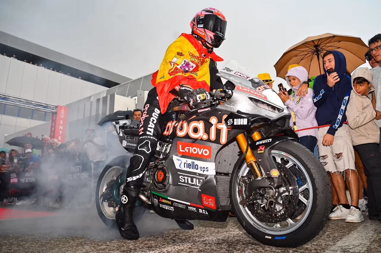Икер Лекуона на этапе WorldSBK в Хересе в 2026 году
