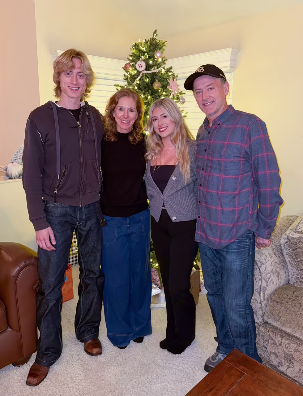 Kevin Wing and his family. Photo courtesy Ken Vreeke.