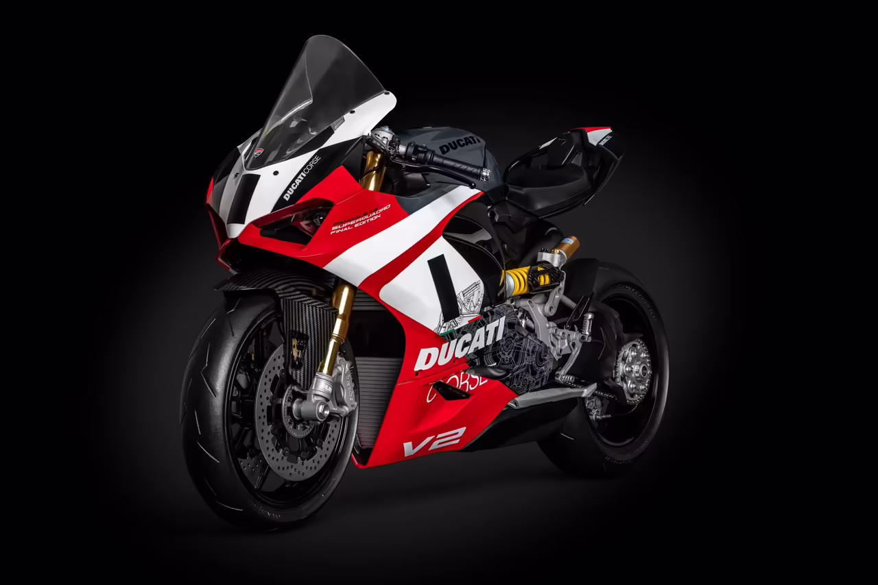 1:4-scale Ducati Panigale V2 model.