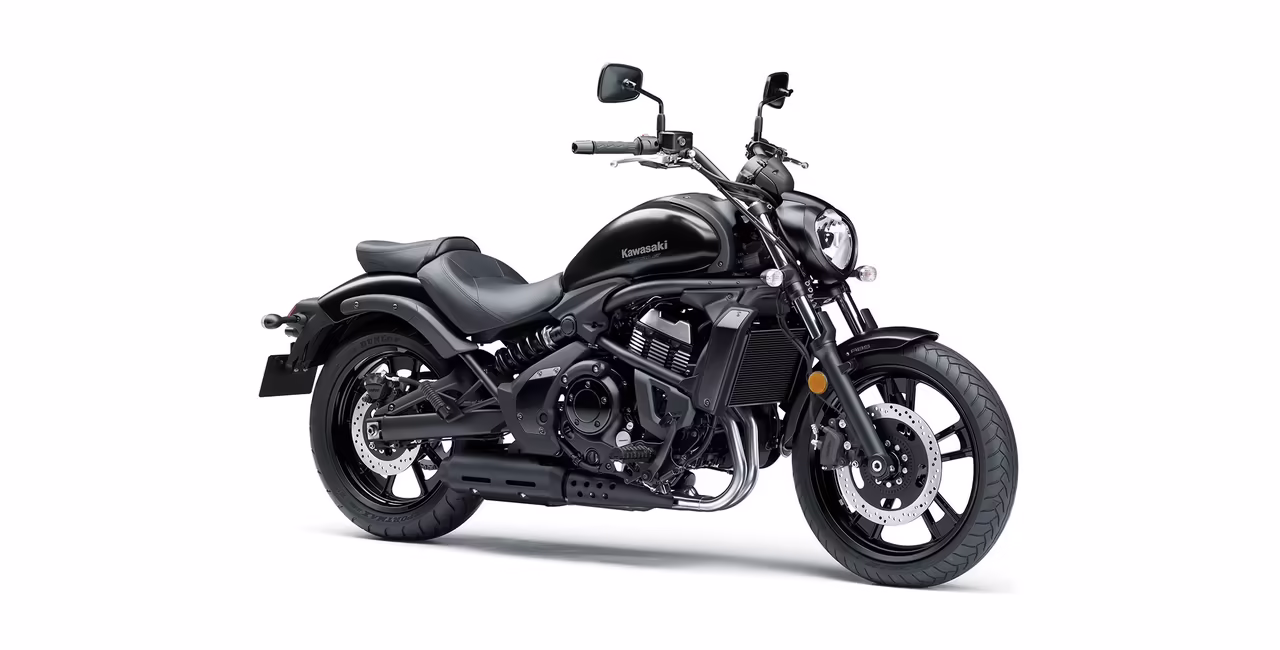 Kawasaki Vulcan S 2027 в чёрной окраске Metallic Flat Spark Black