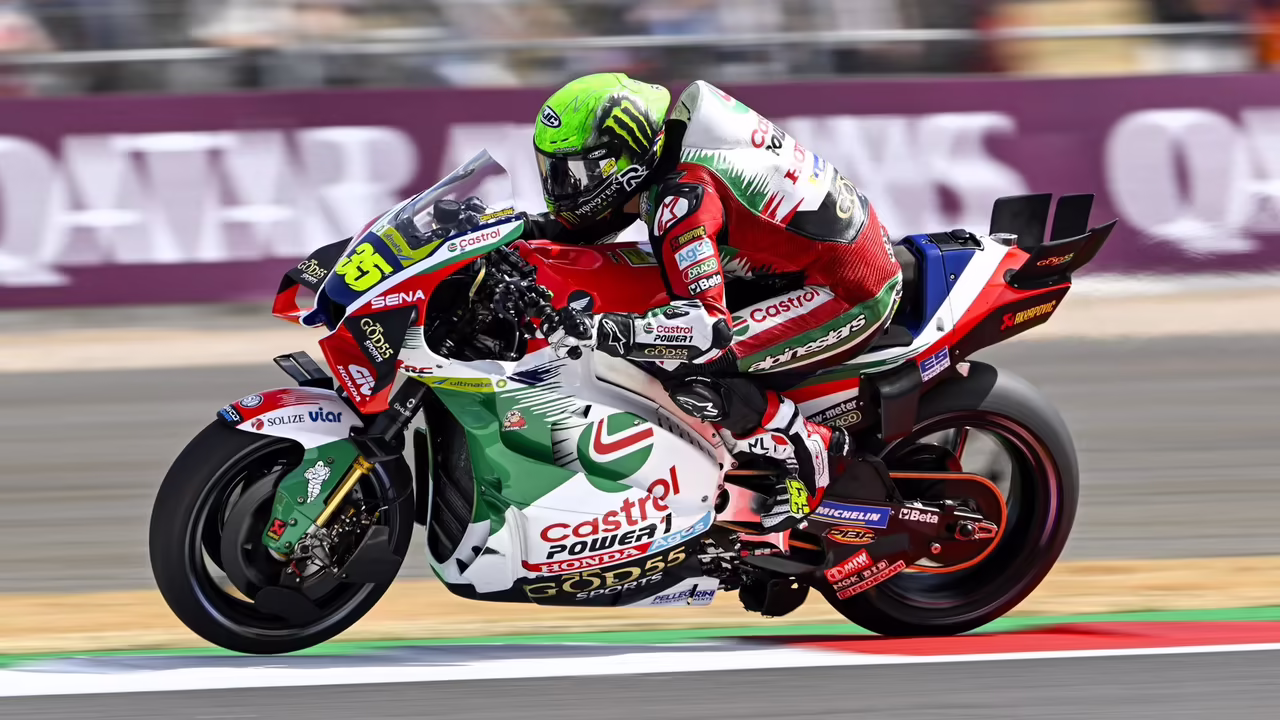 Cal Crutchlow, 2026 Silverstone MotoGP. © Gold and Goose