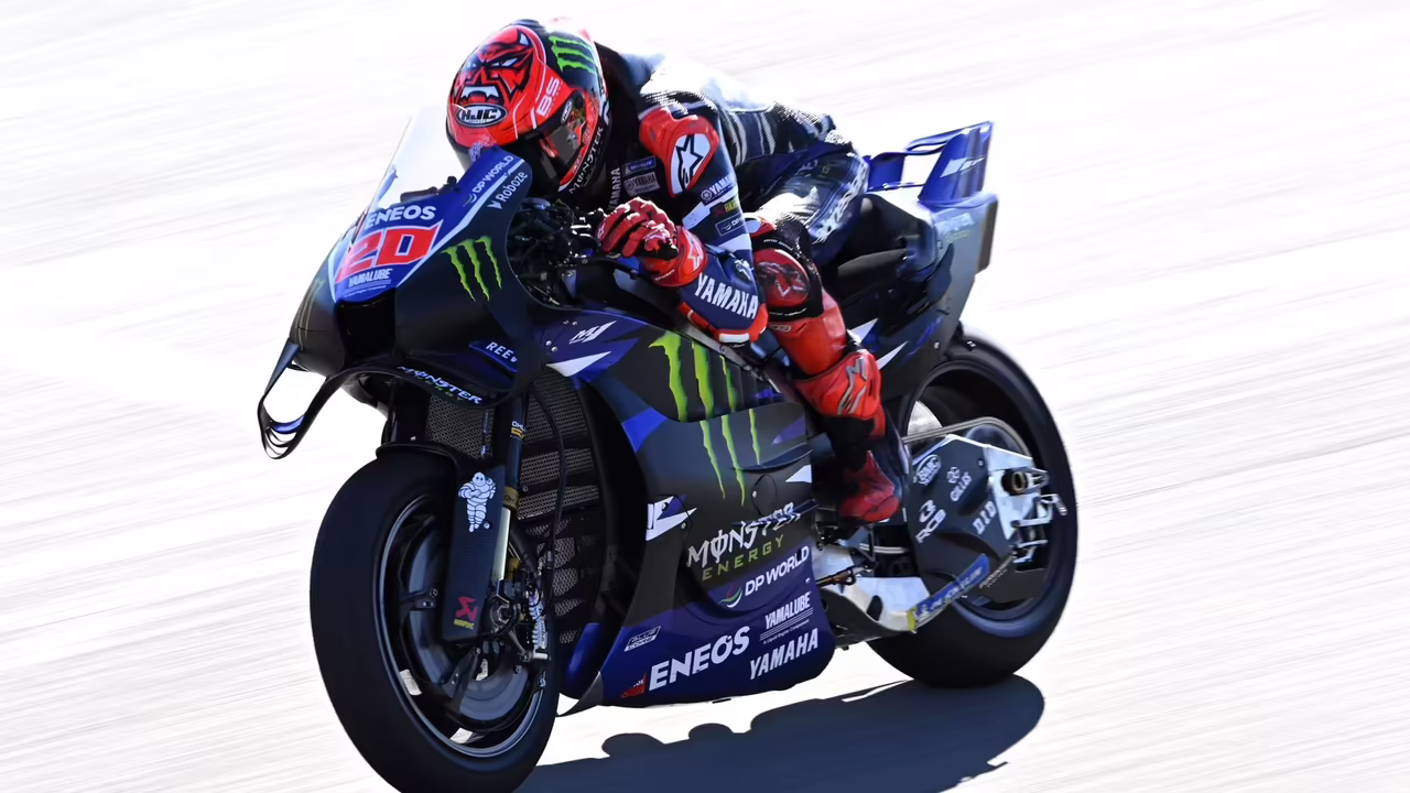 Fabio Quartararo, 2026 Aragon MotoGP. © Gold and Goose