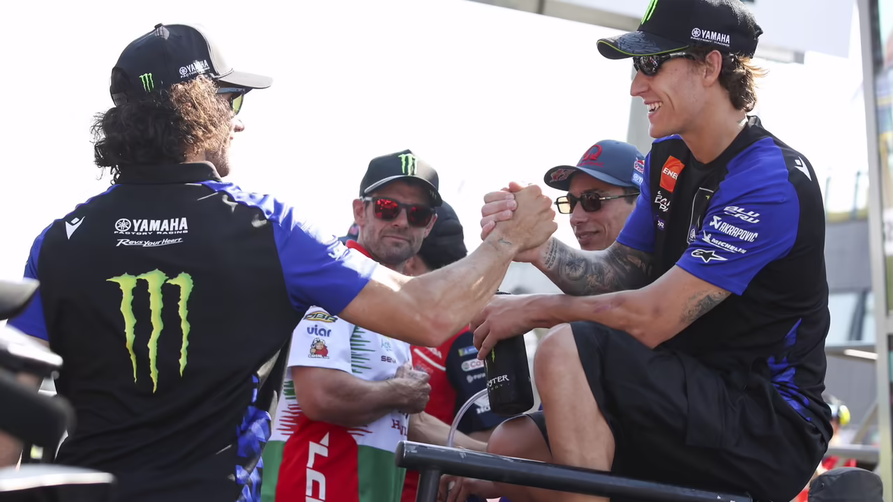 Фабио Куартараро на Yamaha M1 во время гоночного уикенда MotoGP 2026 года