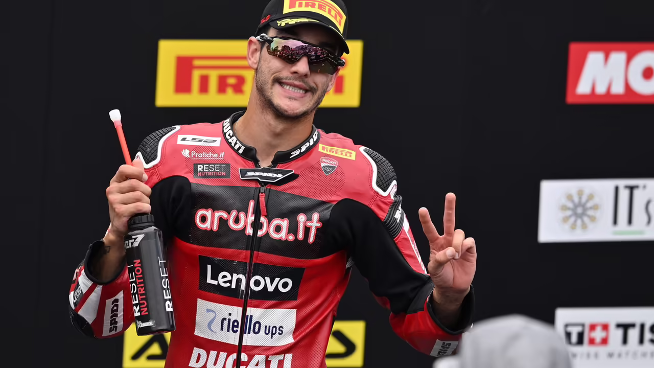 Икер Лекуона на Honda на этапе WorldSBK во Франции в 2026 году