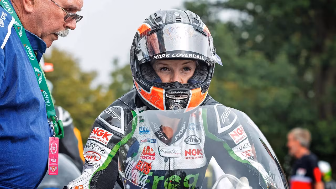 Maria Costello at the TT in 2019. Credit: Isle of Man TT.