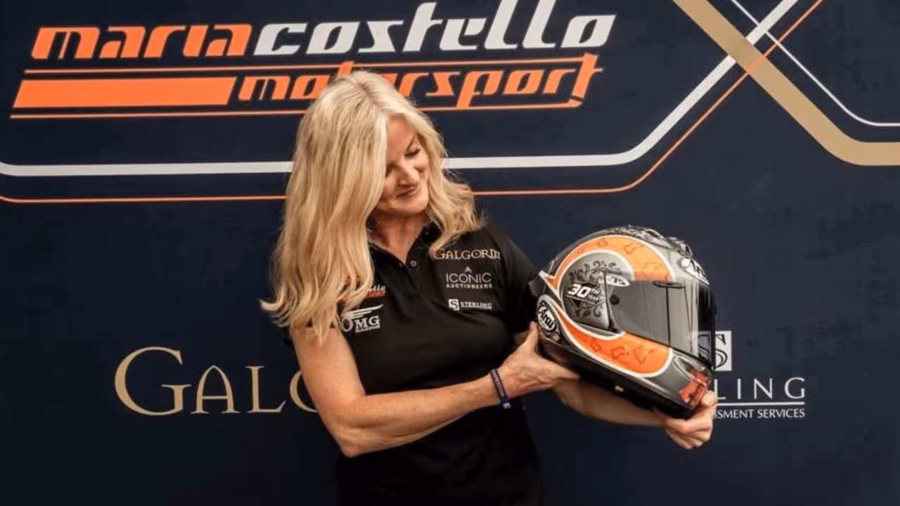 Мария Костелло на Isle of Man TT в 2019 году