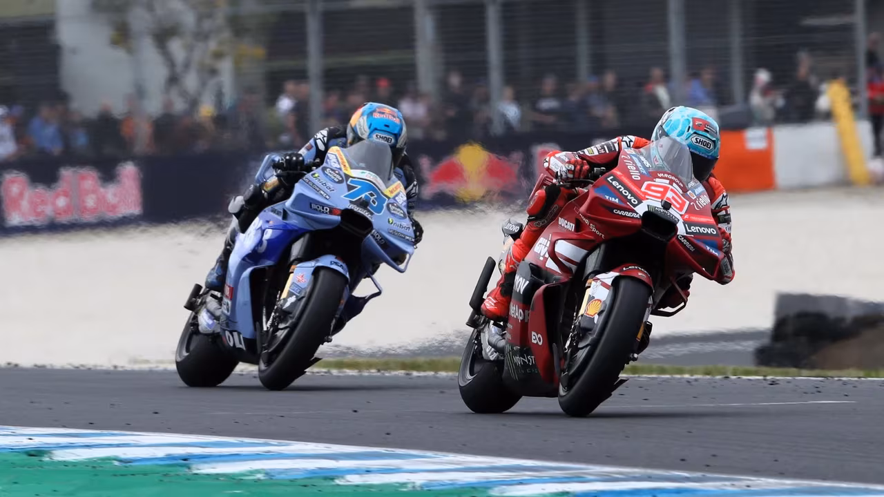 Марк Маркес и Алекс Маркес на спринте MotoGP в Австралии, 2026 год