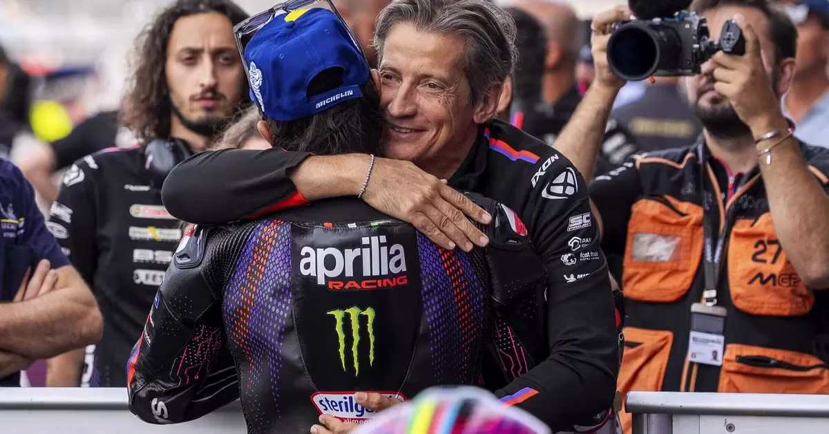 Массимо Ривола, глава Aprilia Racing, комментирует двойной подиумный хет-трик Aprilia на Гран-при Великобритании в Сильверстоуне