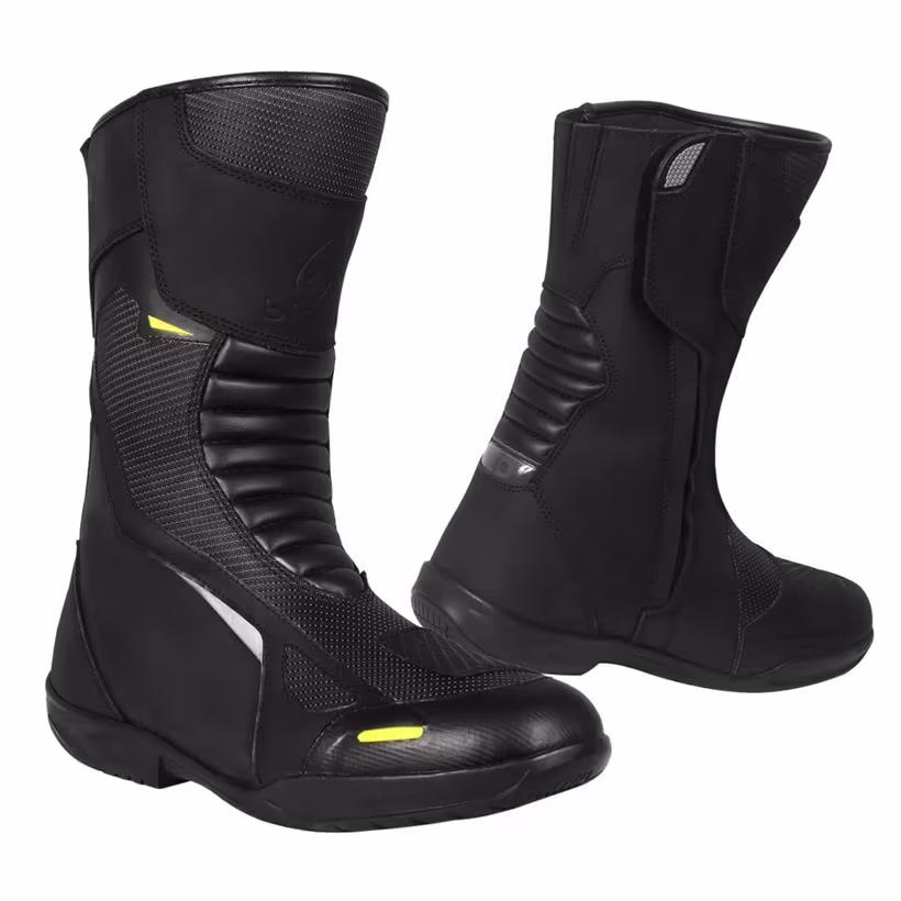 Black Explorer Motorcycle Boots