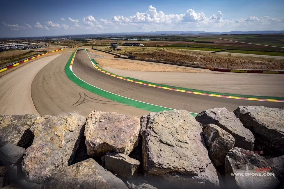 Трасса MotorLand Aragón, где Michelin ожидает рекордный прогрев асфальта