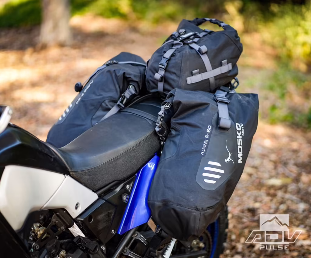 The Alpine 60L strips away the external pockets, MOLLE panels and beaver tail of the Reckless line for a lighter, more-streamlined design.