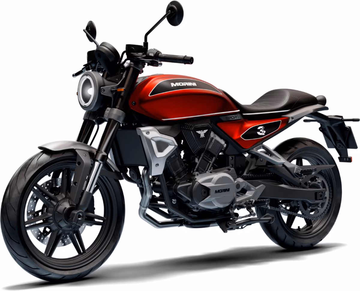 Moto Morini 3 ½, современный нейкед с V-образным двухцилиндровым двигателем