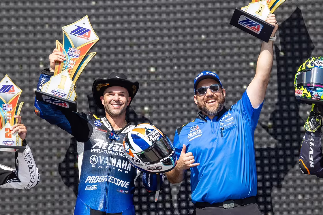 Бобби Фонг на трассе Circuit of the Americas, этап MotoAmerica в Остине