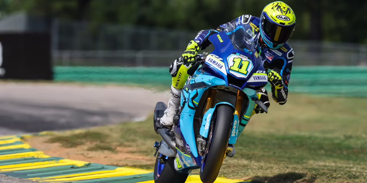 Мэттью Шольц на поуле этапа MotoAmerica Superbike в VIR