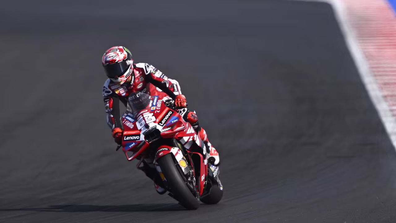 Pecco Bagnaia, 2026 Misano MotoGP. © Gold and Goose