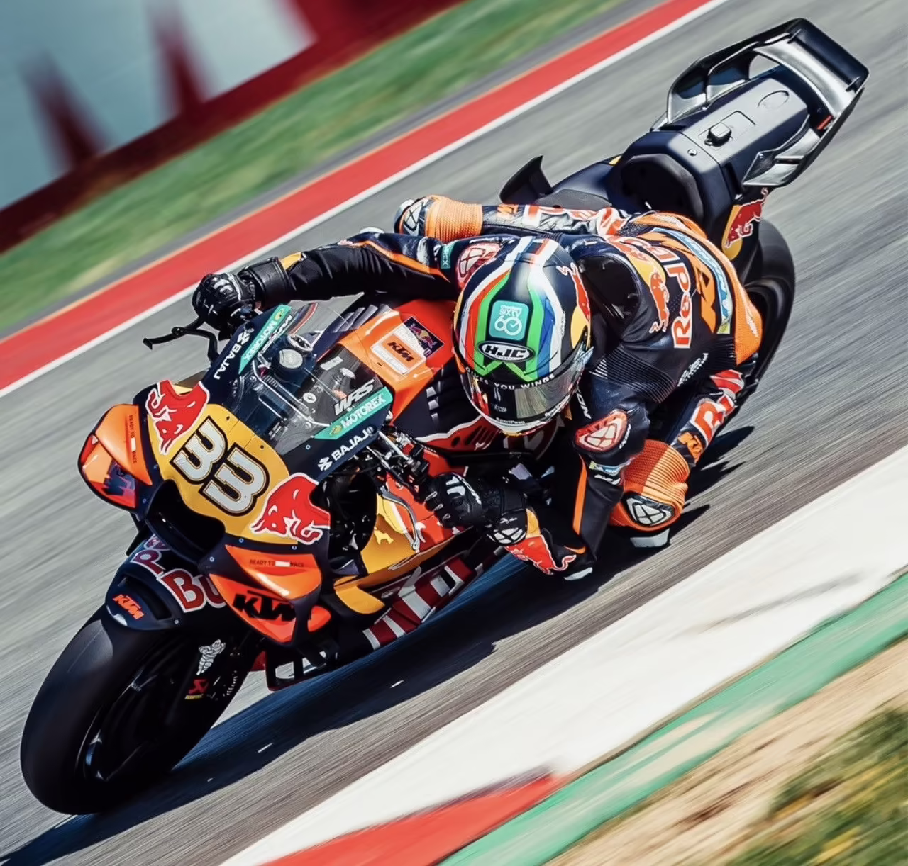 Brad Binder (33) in Mugello. Photo courtesy KTM
