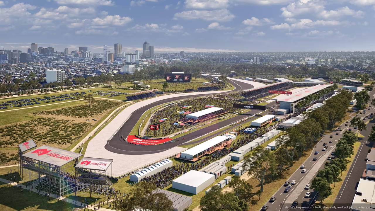 Цифровой рендер новой трассы MotoGP в Аделаиде