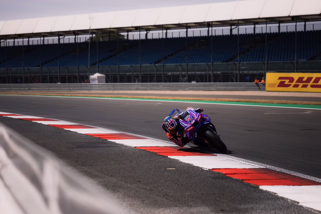 Jack Miller (43) at Silverstone. Photo courtesy Pramac Yamaha.