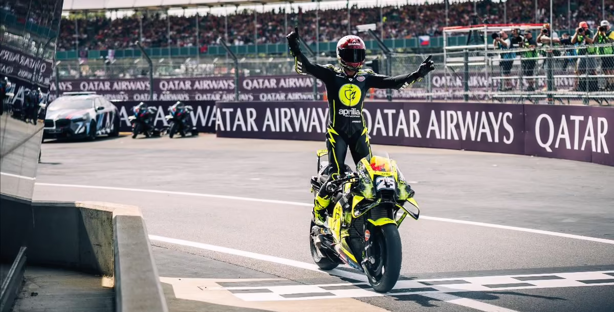 Марк Маркес на Ducati в гонке MotoGP в Сильверстоуне