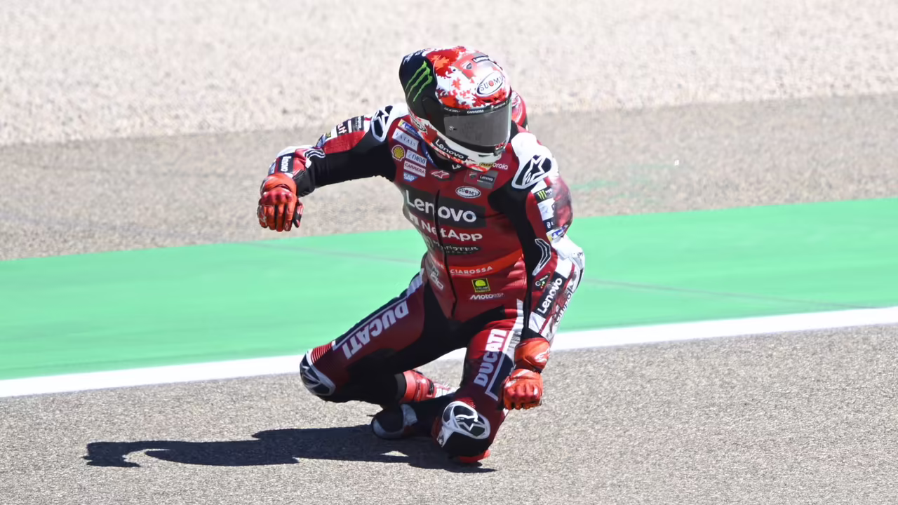 Пекко Баньяя на Ducati GP26 на Гран-при Арагона MotoGP 2026