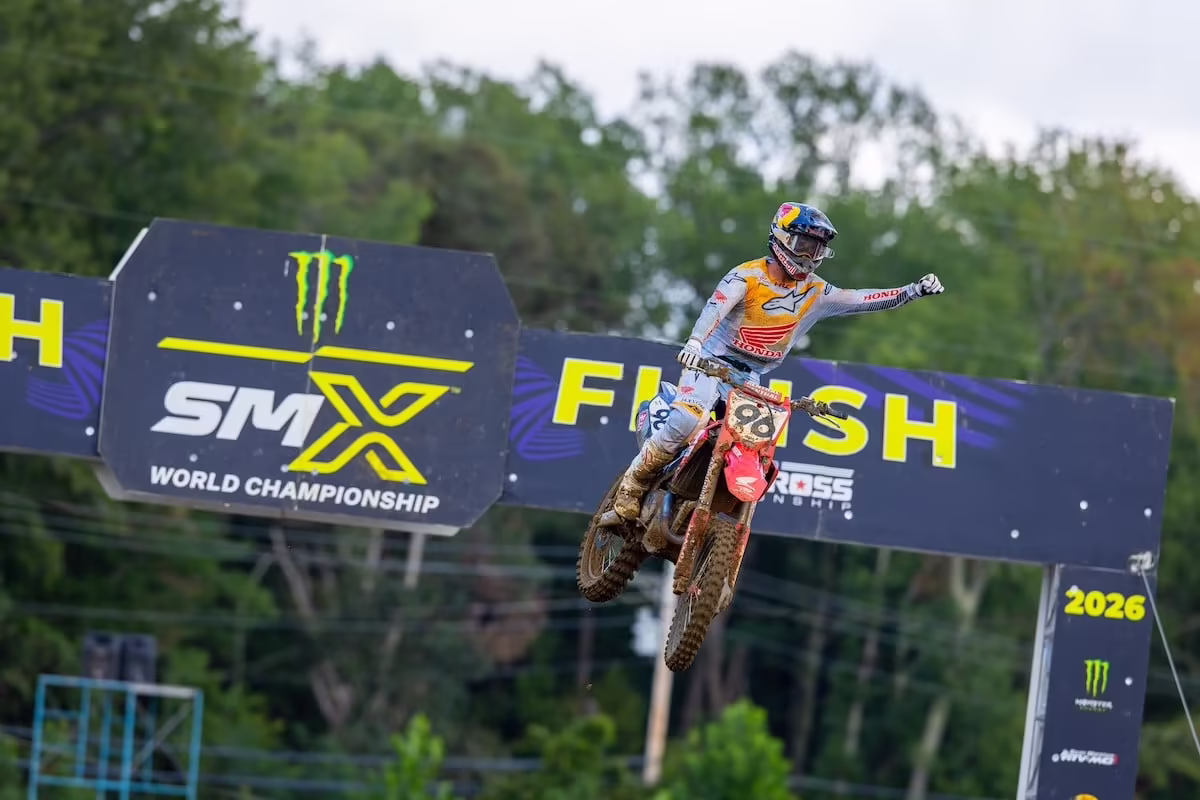 Hunter Lawrence (96) at Budds Creek. Photo courtesy MX Sports Pro Racing, Inc.